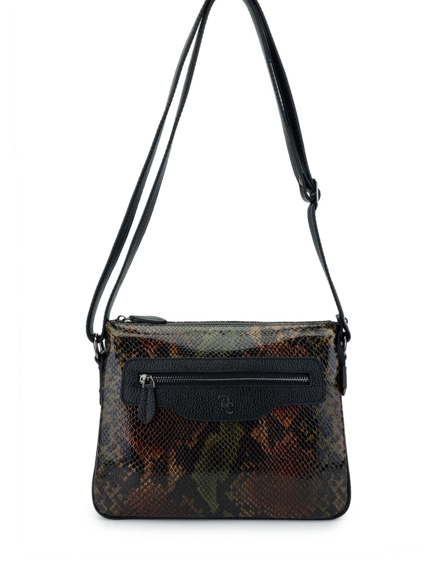 Tamer Tanca Kadın Hakiki Deri Yeşil Omuz Çanta