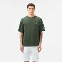 Lacoste Erkek Relaxed Fit Bisiklet Yaka Baskılı Koyu Yeşil T-Shirt Lacoste Erkek Relaxed Fit Bisiklet Yaka Baskılı Koyu Yeşil T-Shirt