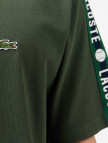 Lacoste Erkek Relaxed Fit Bisiklet Yaka Baskılı Koyu Yeşil T-Shirt Lacoste Erkek Relaxed Fit Bisiklet Yaka Baskılı Koyu Yeşil T-Shirt