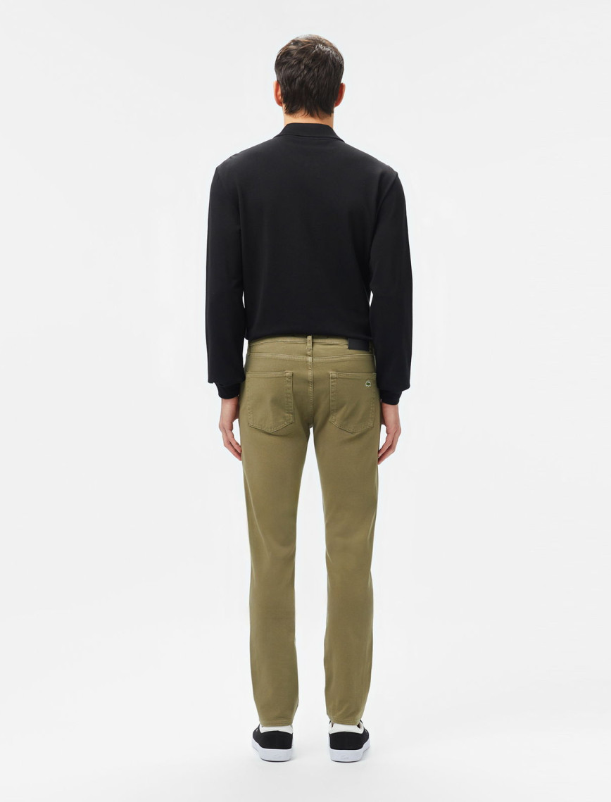 Lacoste Erkek Slim Fit Haki Jean Pantolon Lacoste Erkek Slim Fit Haki Jean Pantolon
