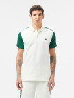 Lacoste Erkek Regular Fit Renk Bloklu Beyaz Polo Lacoste Erkek Regular Fit Renk Bloklu Beyaz Polo
