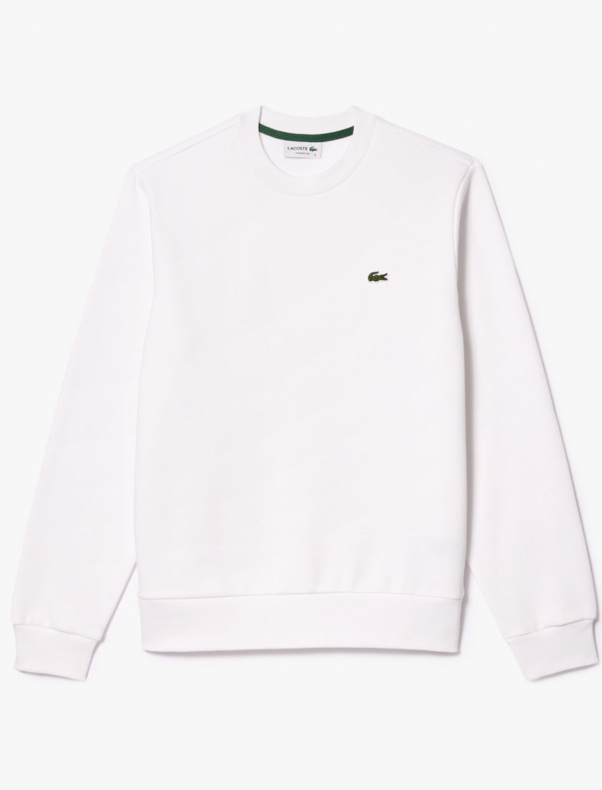 Lacoste Erkek Classic Fit Bisiklet Yaka Organik Pamuk Beyaz Sweatshirt Lacoste Erkek Classic Fit Bisiklet Yaka Organik Pamuk Beyaz Sweatshirt