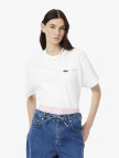 Lacoste Kadın Oversize Fit Bisiklet Yaka Lacivert T-Shirt