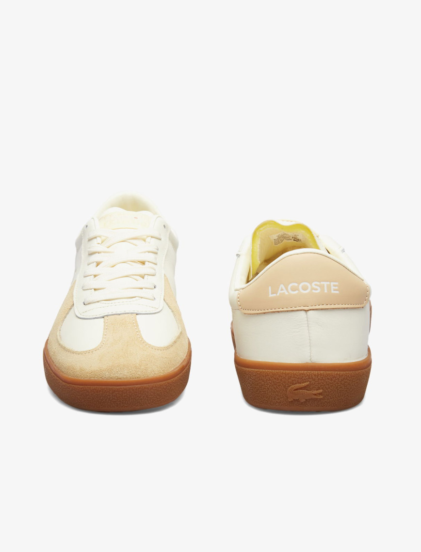 Lacoste Baseshot Pro Erkek Bej Sneaker Lacoste Baseshot Pro Erkek Bej Sneaker