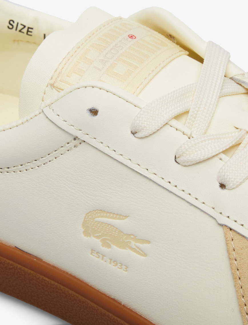 Lacoste Baseshot Pro Erkek Bej Sneaker Lacoste Baseshot Pro Erkek Bej Sneaker