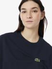 Lacoste Kadın Oversize Fit Bisiklet Yaka Lacivert T-Shirt