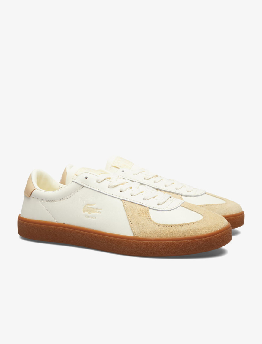 Lacoste Baseshot Pro Erkek Bej Sneaker Lacoste Baseshot Pro Erkek Bej Sneaker