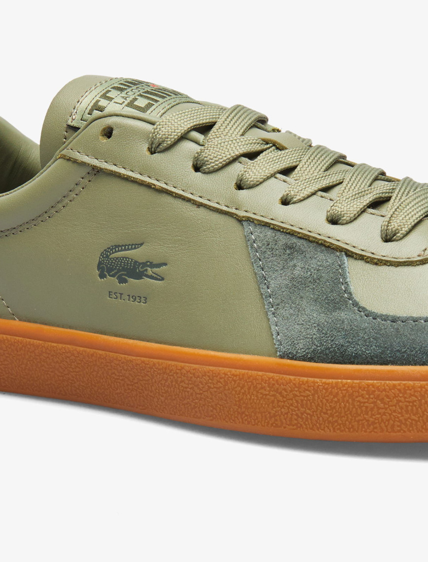 Lacoste Baseshot Pro Erkek Haki Sneaker Lacoste Baseshot Pro Erkek Haki Sneaker
