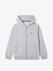Lacoste Çocuk Kapüşonlu Gri Sweatshirt Lacoste Çocuk Kapüşonlu Gri Sweatshirt