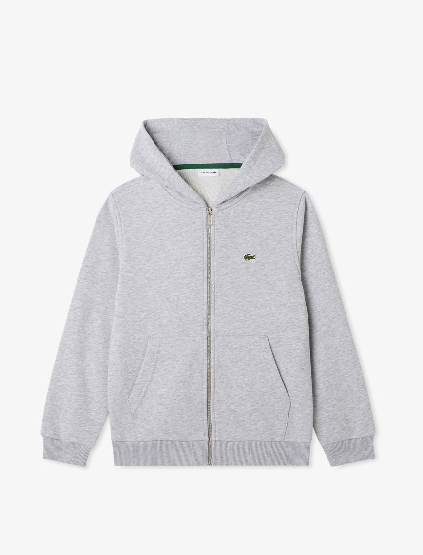 Lacoste Çocuk Kapüşonlu Gri Sweatshirt Lacoste Çocuk Kapüşonlu Gri Sweatshirt