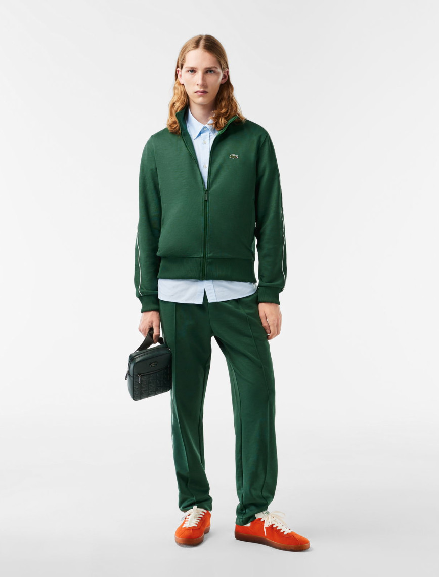 Lacoste Erkek Regular Fit Fermuarlı Koyu Yeşil Sweatshirt Lacoste Erkek Regular Fit Fermuarlı Koyu Yeşil Sweatshirt