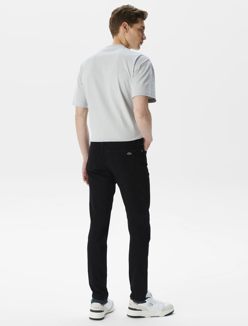 Lacoste Erkek Slim Fit Siyah Jean Pantolon Lacoste Erkek Slim Fit Siyah Jean Pantolon