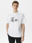 Lacoste Erkek Relaxed Fit Bisiklet Yaka Baskılı Siyah T-Shirt Lacoste Erkek Relaxed Fit Bisiklet Yaka Baskılı Siyah T-Shirt