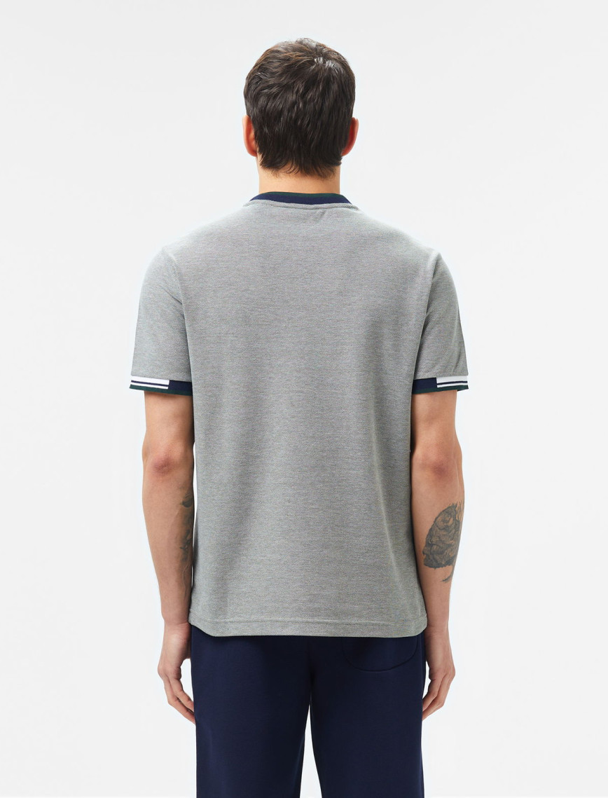 Lacoste Erkek Regular Fit Bisiklet Yaka Gri T-Shirt Lacoste Erkek Regular Fit Bisiklet Yaka Gri T-Shirt