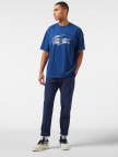 Lacoste Erkek Relaxed Fit Bisiklet Yaka Baskılı Lacivert T-Shirt Lacoste Erkek Relaxed Fit Bisiklet Yaka Baskılı Lacivert T-Shirt