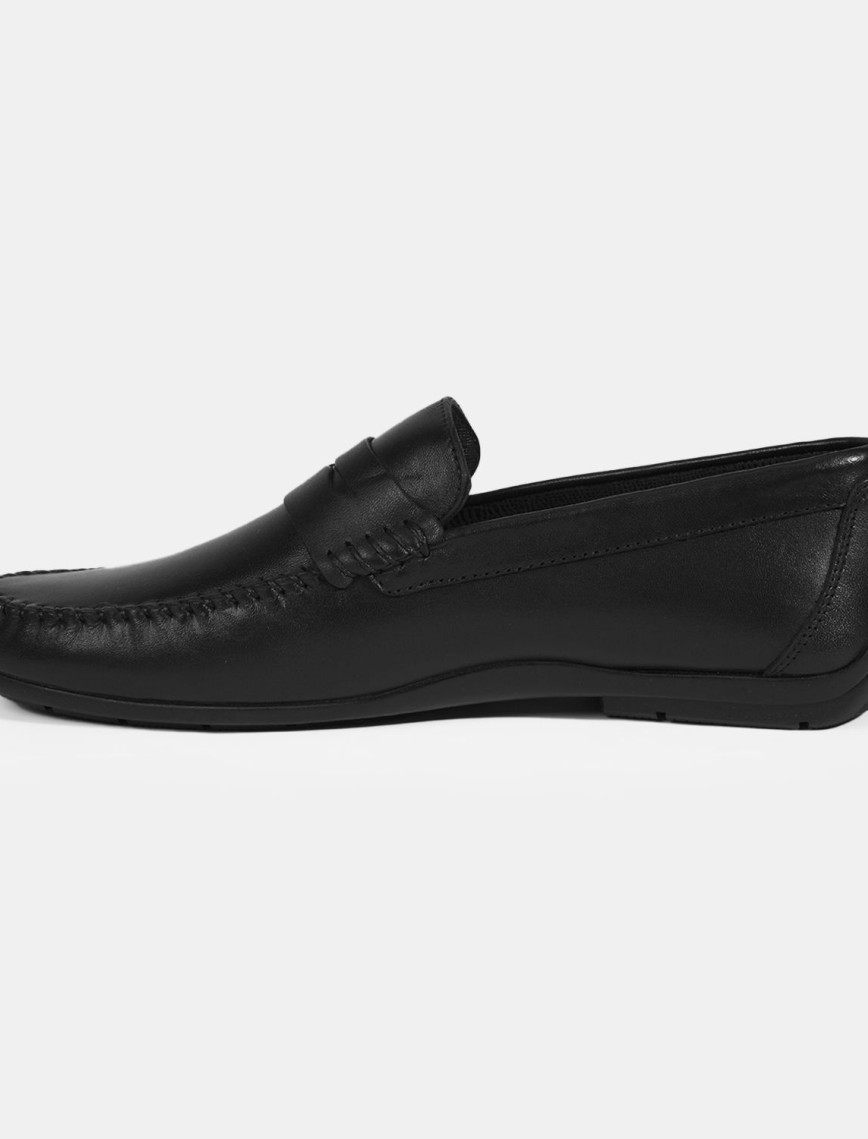 Jovian Siyah Erkek Deri Slip-On Loafer Jovian Siyah Erkek Deri Slip-On Loafer