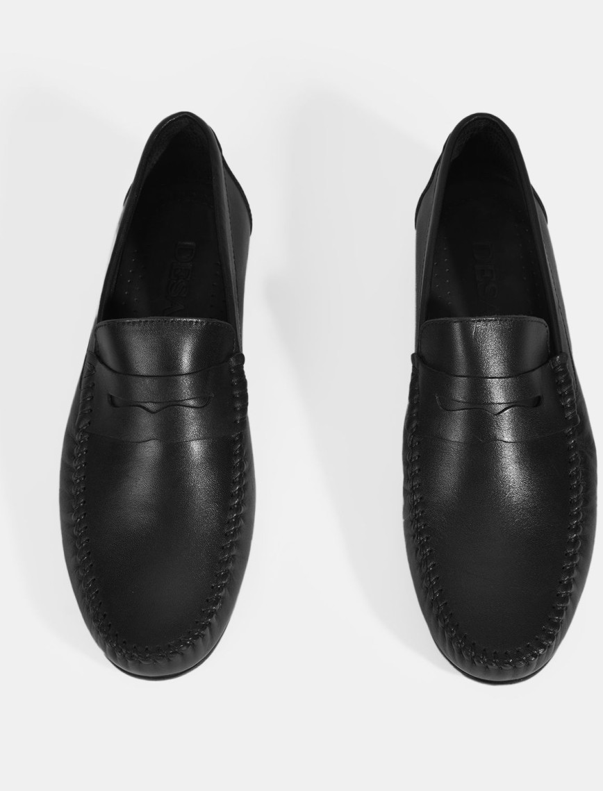 Jovian Siyah Erkek Deri Slip-On Loafer Jovian Siyah Erkek Deri Slip-On Loafer
