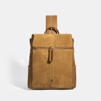 Kadın Taba Süet Detaylı Fermuarlı Sırt Çantası Kadın Taba Süet Detaylı Fermuarlı Sırt Çantası