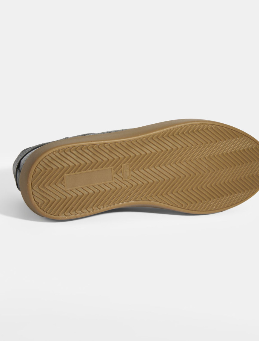 Monikar Siyah Erkek Deri Bağcıklı Günlük Ayakkabı