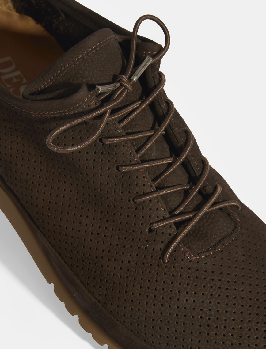 Erkek Koyu Kahve Bağcıklı Deri Ayakkabı Erkek Koyu Kahve Bağcıklı Deri Ayakkabı