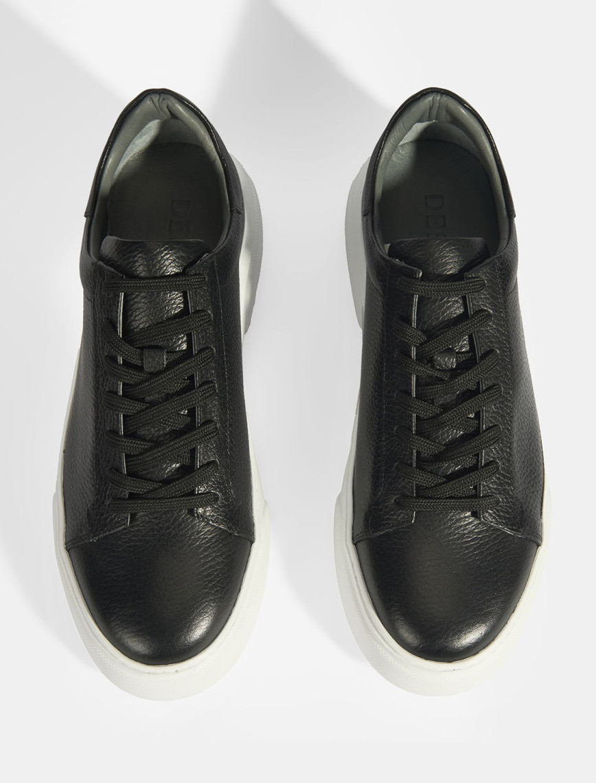 Reminya Siyah Erkek Deri Bağcıklı Günlük Ayakkabı Reminya Siyah Erkek Deri Bağcıklı Günlük Ayakkabı