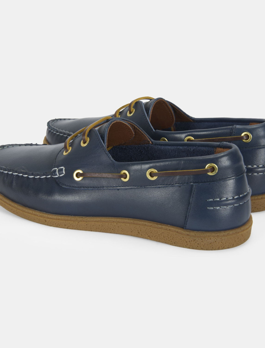 Leminna Lacivert Erkek Deri Tekne Günlük Ayakkabı Leminna Lacivert Erkek Deri Tekne Günlük Ayakkabı