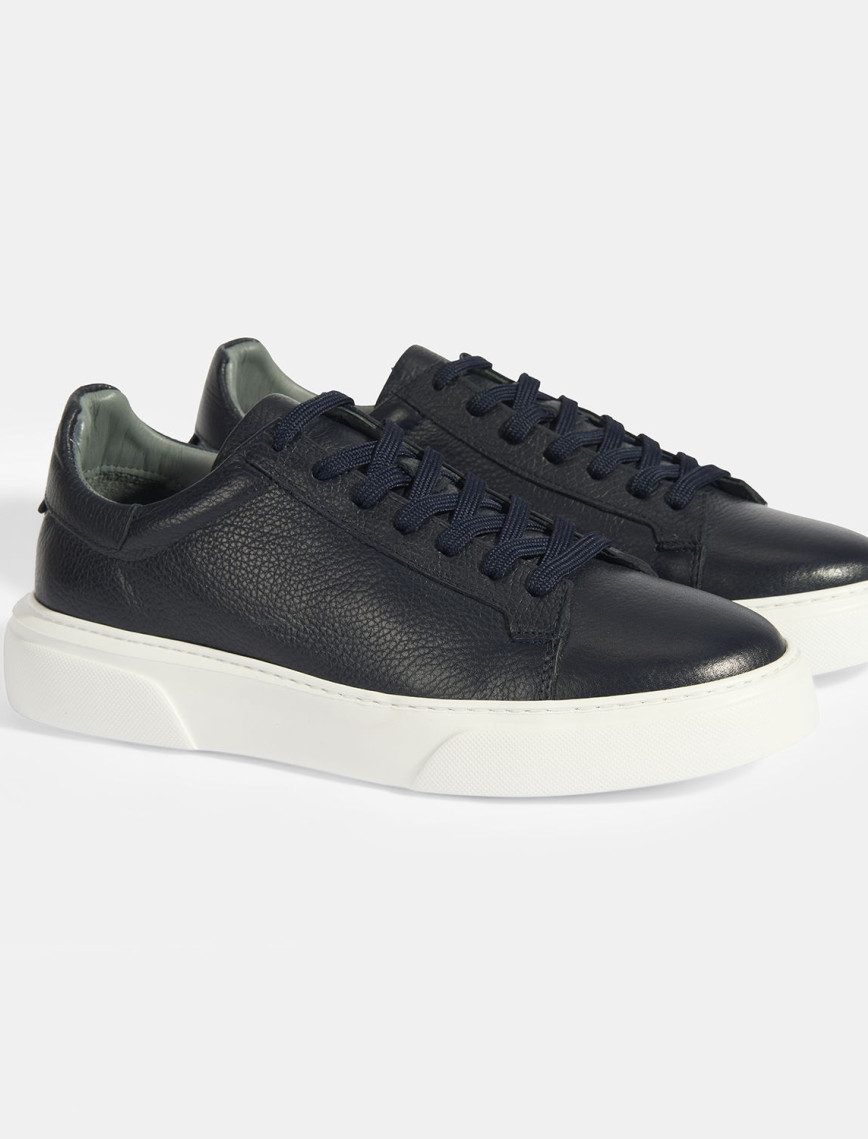 Reminya Lacivert Erkek Deri Bağcıklı Günlük Ayakkabı Reminya Lacivert Erkek Deri Bağcıklı Günlük Ayakkabı