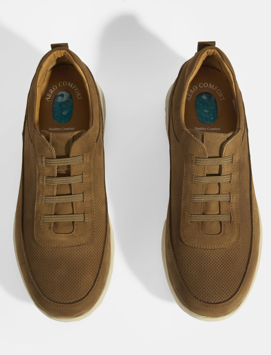 Erkek Taba DesaComfort Nubuk Deri Günlük Ayakkabı Erkek Taba DesaComfort Nubuk Deri Günlük Ayakkabı