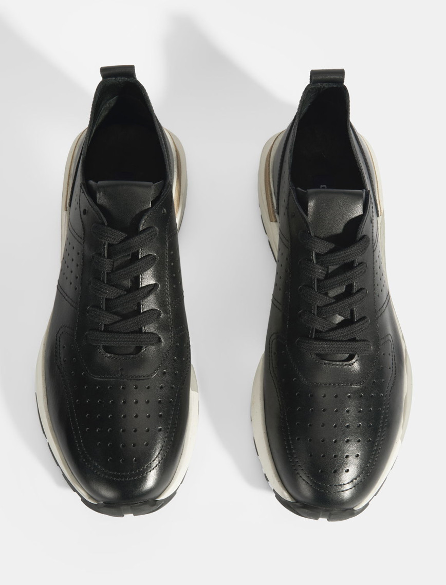 Tressa Siyah Erkek Deri Bağcıklı Günlük Ayakkabı Tressa Siyah Erkek Deri Bağcıklı Günlük Ayakkabı