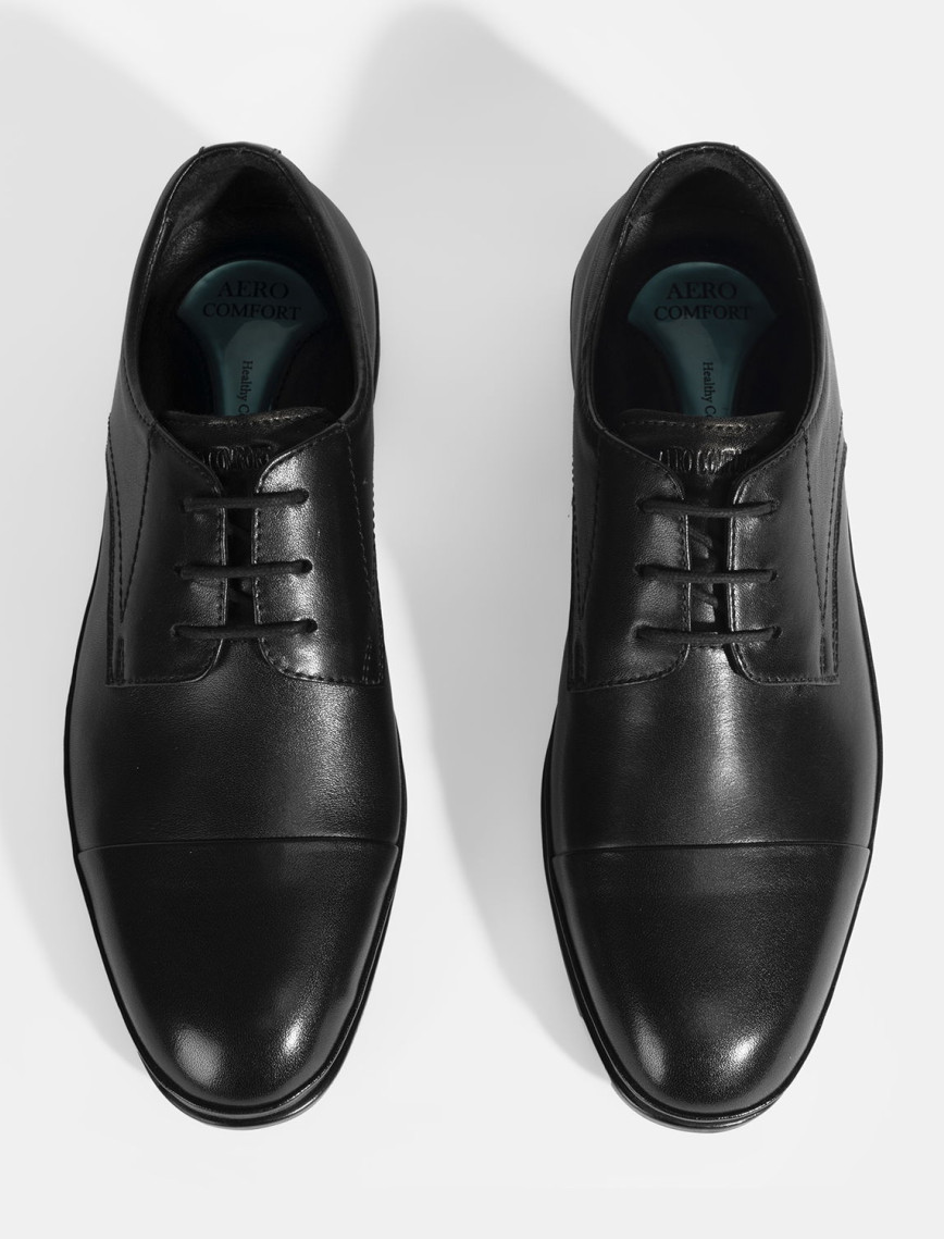 Erkek Siyah DesaComfort Deri Bağcıklı Günlük Ayakkabı Erkek Siyah DesaComfort Deri Bağcıklı Günlük Ayakkabı