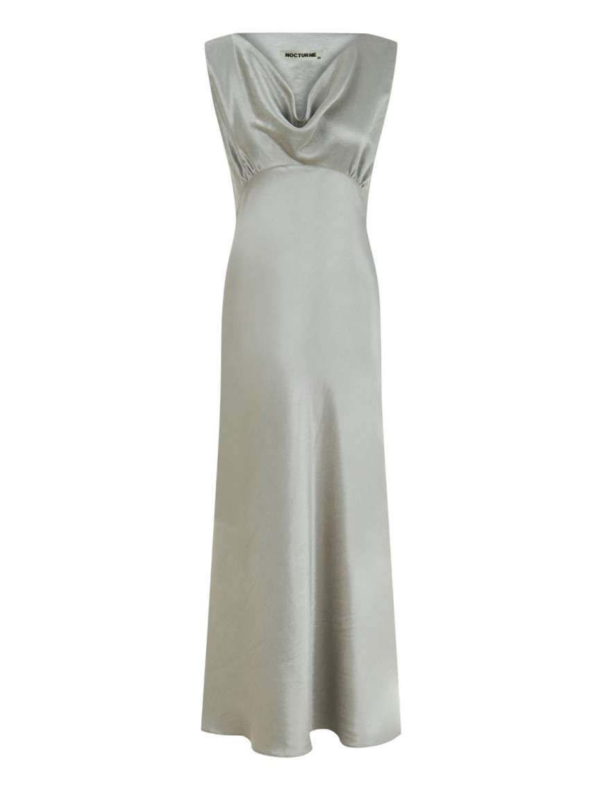 Degaje Yaka Maxi Elbise Degaje Yaka Maxi Elbise