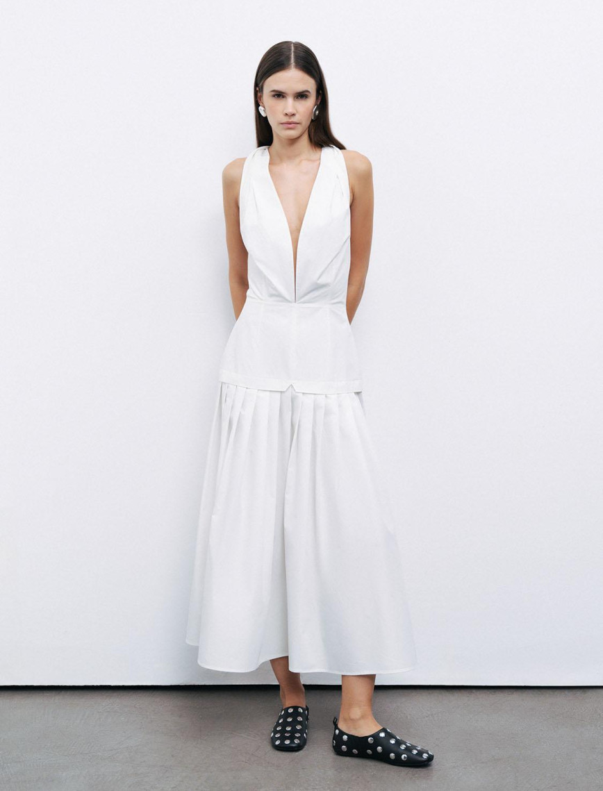 Boyundan Bağlamalı Maxi Elbise Boyundan Bağlamalı Maxi Elbise