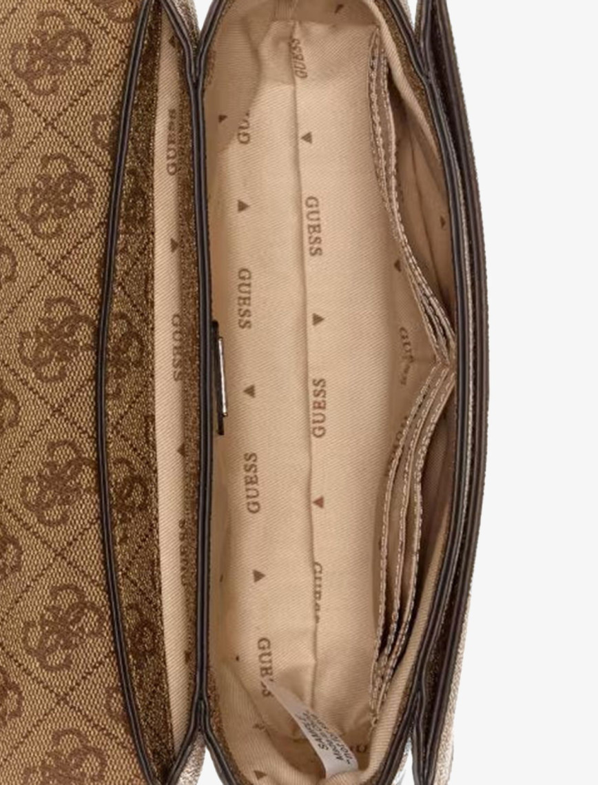 Guess Nolana Sml Girlfrien Matrix Kadın Kahverengi Omuz Çantası Guess Nolana Sml Girlfrien Matrix Kadın Kahverengi Omuz Çantası