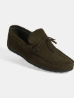 Calandra Haki Erkek Bağcık Detaylı Slip-On Süet Loafer Calandra Haki Erkek Bağcık Detaylı Slip-On Süet Loafer