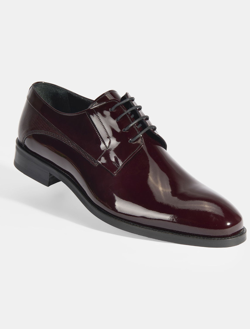 Therese Bordo Erkek Bağcıklı Rugan Klasik Ayakkabı Therese Bordo Erkek Bağcıklı Rugan Klasik Ayakkabı