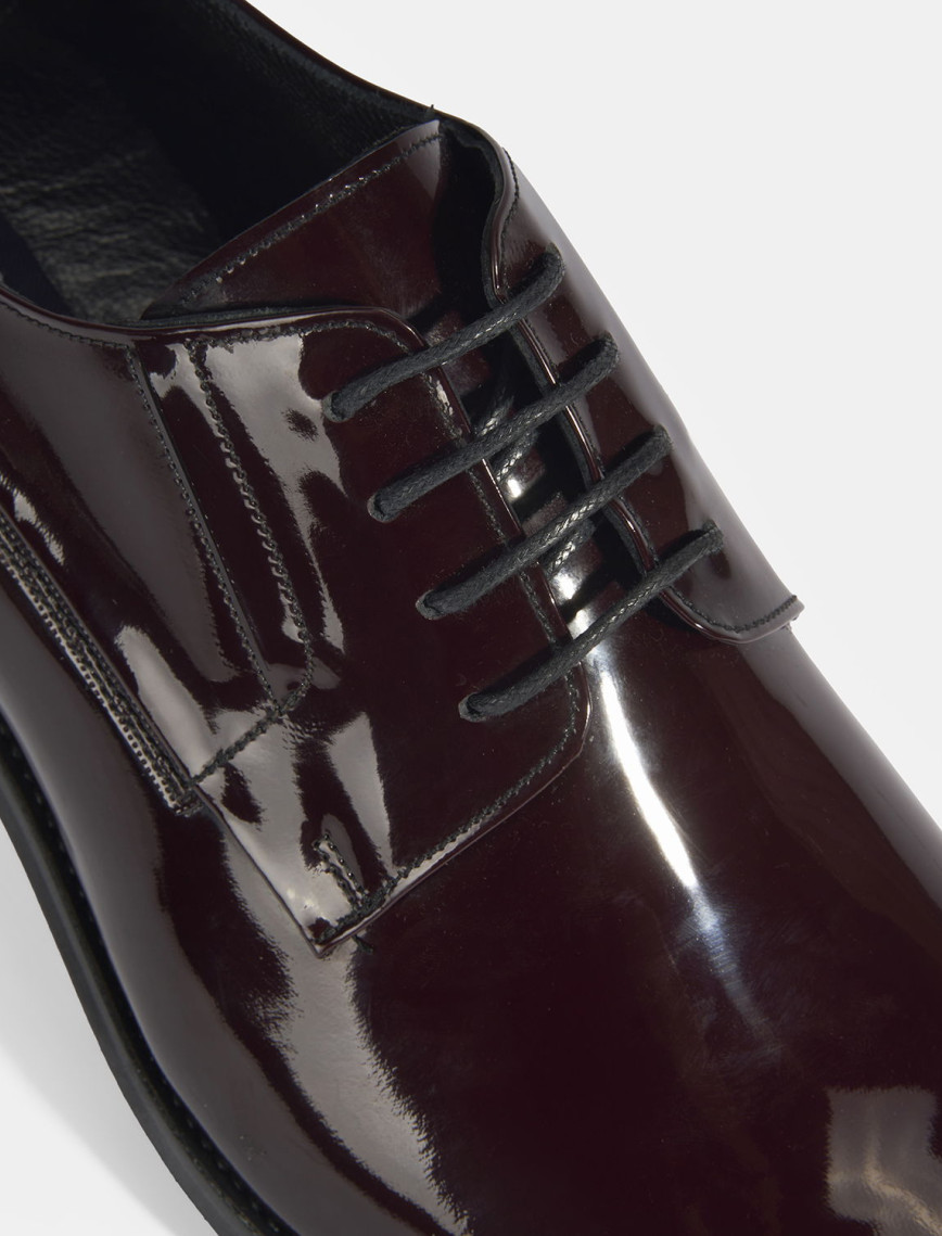 Therese Bordo Erkek Bağcıklı Rugan Klasik Ayakkabı Therese Bordo Erkek Bağcıklı Rugan Klasik Ayakkabı