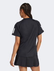adidas Club 3 Stripes Climacool Kadın Siyah Tenis T-Shirt adidas Club 3 Stripes Climacool Kadın Siyah Tenis T-Shirt