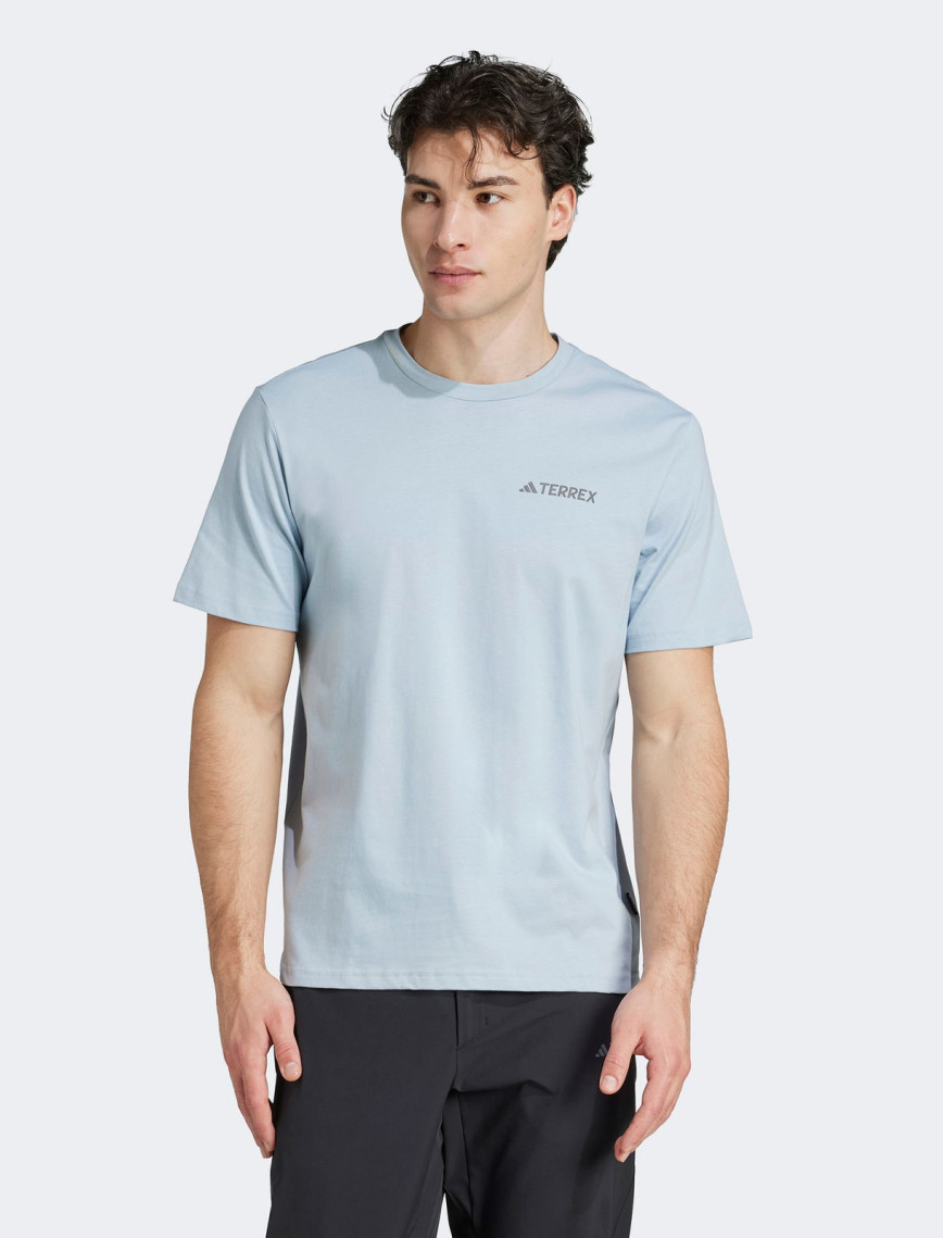 adidas Polygiene Graphic Erkek Mavi T-Shirt adidas Polygiene Graphic Erkek Mavi T-Shirt