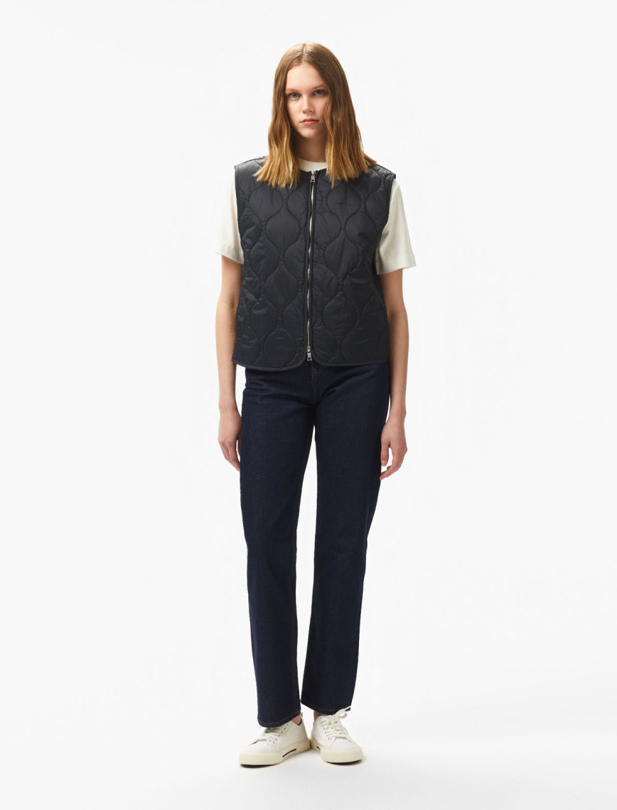 Nautica Kadın Siyah Regular Fit Kapitone Fermuarlı Yelek Nautica Kadın Siyah Regular Fit Kapitone Fermuarlı Yelek