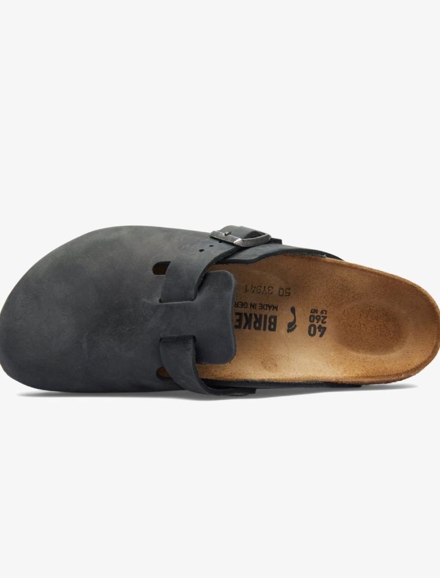 Birkenstock Boston Leoi Unisex Siyah Terlik Birkenstock Boston Leoi Unisex Siyah Terlik