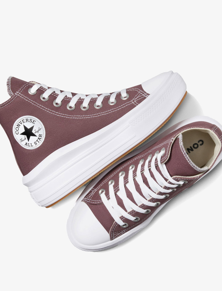 Converse Chuck Taylor All Star Move Platform Unisex Bordo Platform Sneaker Converse Chuck Taylor All Star Move Platform Unisex Bordo Platform Sneaker