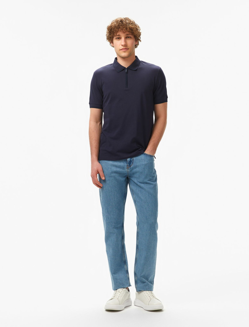 Calvin Klein Erkek Mavi Polo Calvin Klein Erkek Mavi Polo