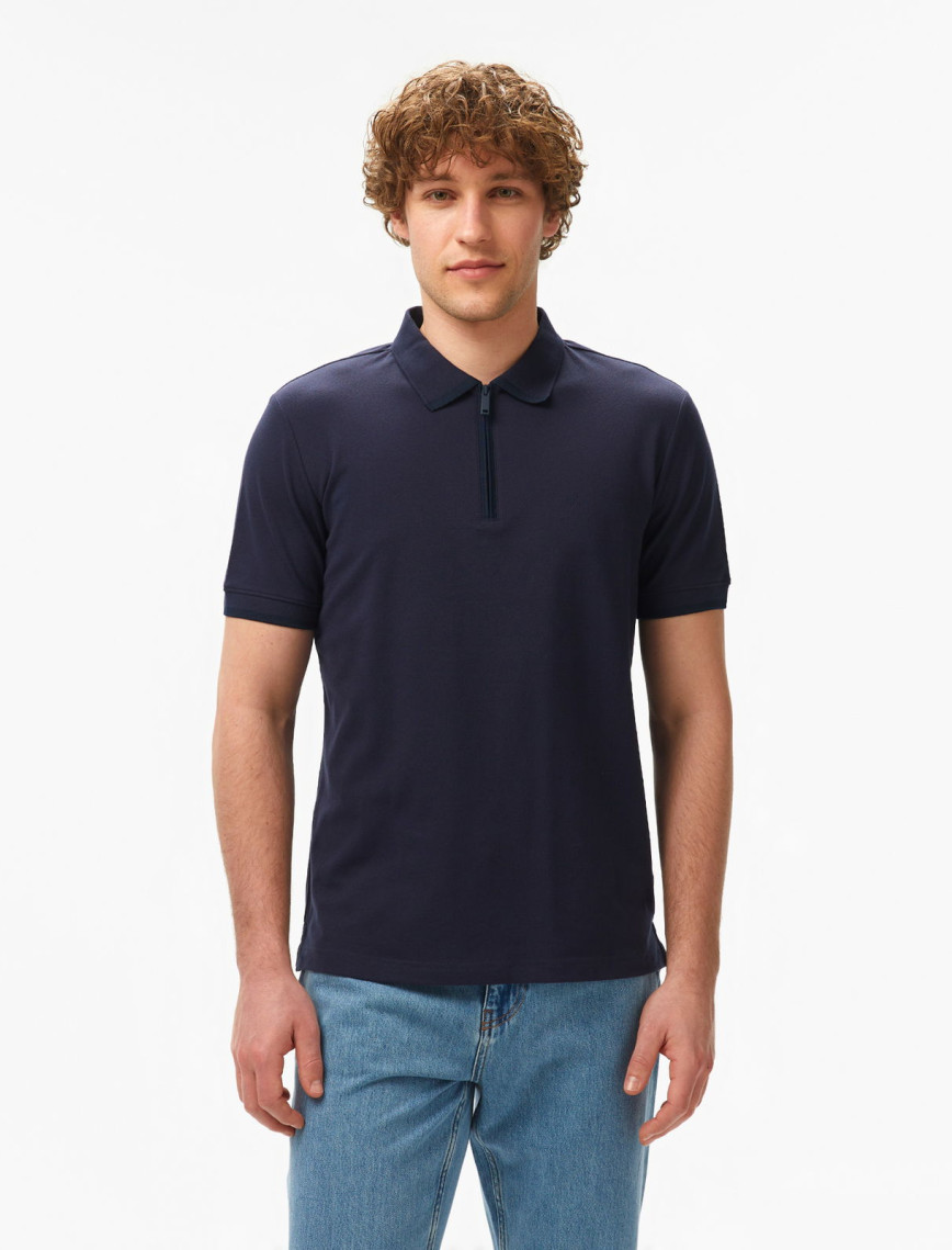 Calvin Klein Erkek Mavi Polo Calvin Klein Erkek Mavi Polo