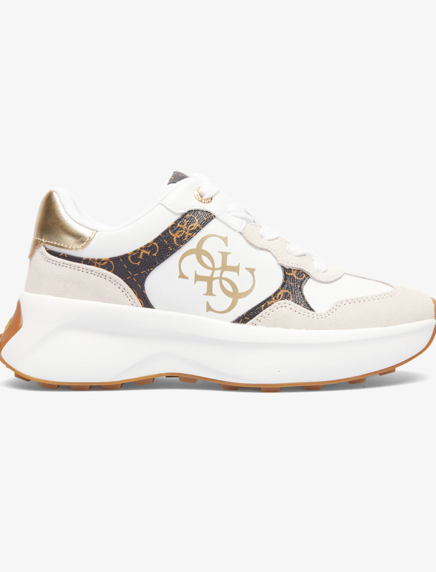 Guess Luckei Printed Eco Leather Active Kadın Renkli Sneaker Guess Luckei Printed Eco Leather Active Kadın Renkli Sneaker