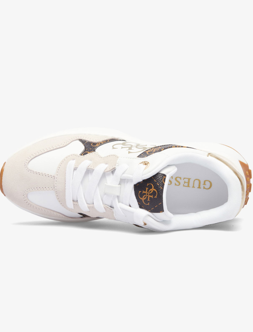 Guess Luckei Printed Eco Leather Active Kadın Renkli Sneaker Guess Luckei Printed Eco Leather Active Kadın Renkli Sneaker