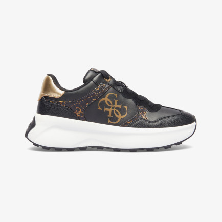 Guess Luckei Logo Kadın Siyah Sneaker Guess Luckei Logo Kadın Siyah Sneaker