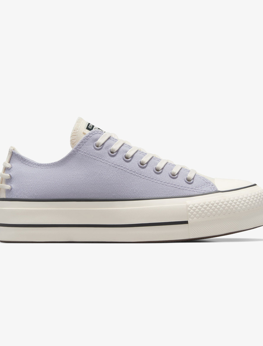 Converse Chuck Taylor All Star Lift Crafted Laces Unisex Lila Platform Sneaker Converse Chuck Taylor All Star Lift Crafted Laces Unisex Lila Platform Sneaker