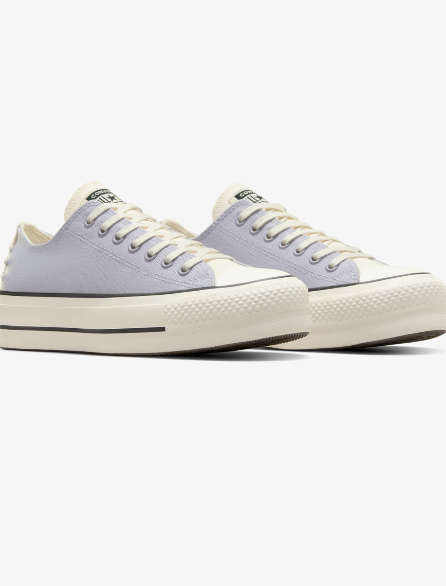 Converse Chuck Taylor All Star Lift Crafted Laces Unisex Lila Platform Sneaker Converse Chuck Taylor All Star Lift Crafted Laces Unisex Lila Platform Sneaker