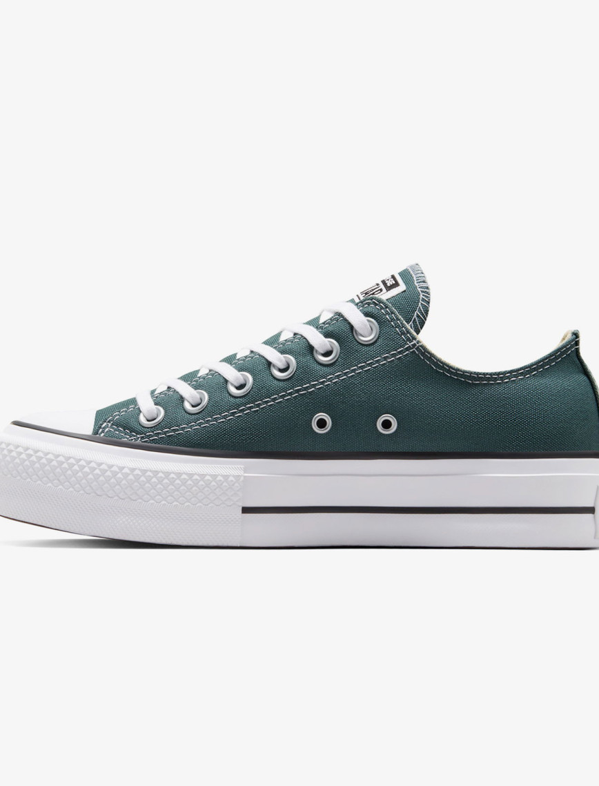 Converse Chuck Taylor All Star Lift Kadın Yeşil Platform Sneaker Converse Chuck Taylor All Star Lift Kadın Yeşil Platform Sneaker