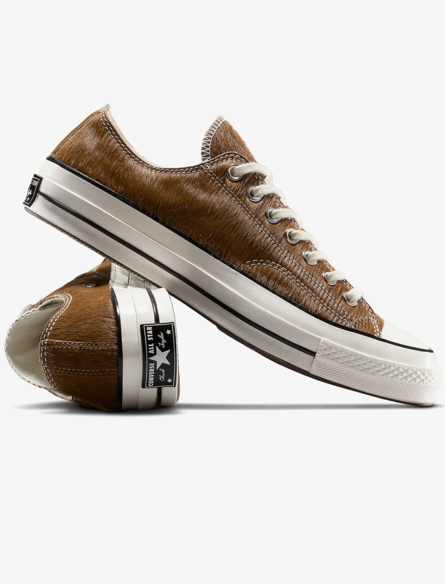 Converse Chuck 70 Pony Hair Unisex Kahverengi Sneaker Converse Chuck 70 Pony Hair Unisex Kahverengi Sneaker